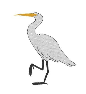 Matriz De Bordado - Garça