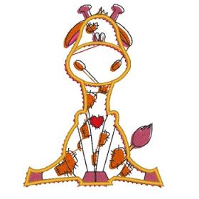 Matriz De Bordado - Vaquinha Aplique