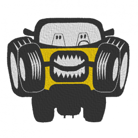 Matriz De Bordado - Carrinho Buddy