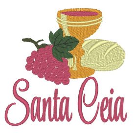 Matriz De Bordados - Santa Ceia