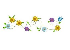 Matriz De Bordados - Ramo De Flores