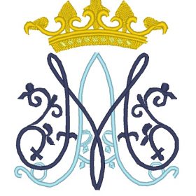 Matriz De Bordado Simbolo De Mariano ParaBordar.