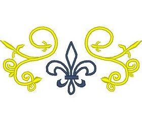 Matriz De Bordado - Arabesco Escudo