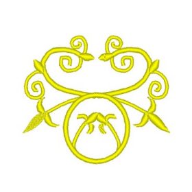 Matriz De Bordado - Arabesco Anel