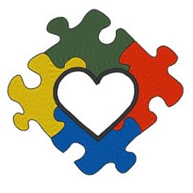 Matriz De Bordado - Símbolo Do Autismo