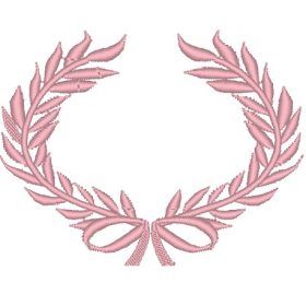 Matriz De Bordado Ramo Laço Largo