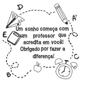 Matriz De Bordado - Homenagem Professor