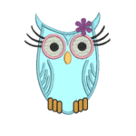 Matriz De Bordado Coruja Aplique para bordar