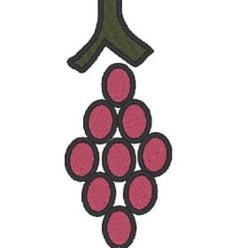 Matriz De Bordado - Cacho de Uva
