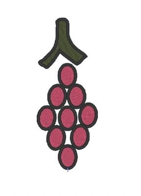 Matriz De Bordado - Cacho de Uva