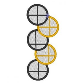 Matriz De Bordado - Hóstia