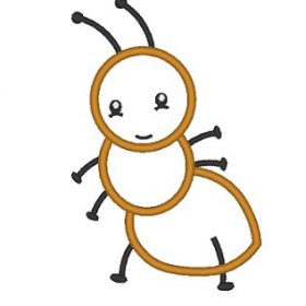 Matriz De Bordado - Formiguinha Aplique