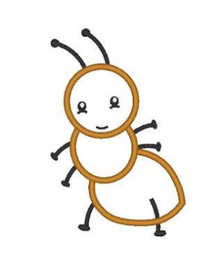 Matriz De Bordado - Formiguinha Aplique
