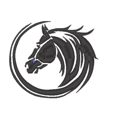 Matriz De Bordado - Desenho Cavalo - Imagem 2