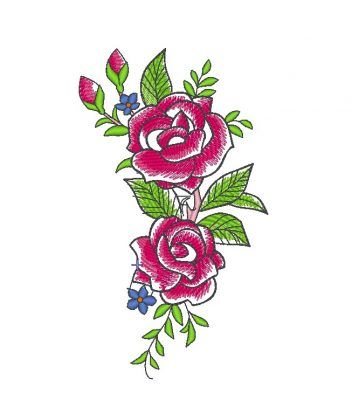 Matriz De Bordado Ramo de Flores para bordar