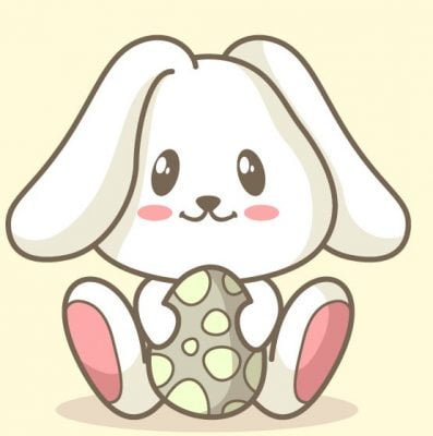 Matriz De Bordado - Coelhinho Da Páscoa 5 - Imagem 2