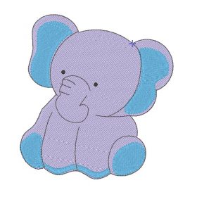 Matriz De Bordado - Elefante