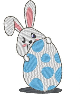 Matriz De Bordado - Coelhinho Da Páscoa 1 - Imagem 2
