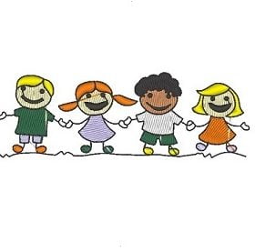 Matriz De Bordado - Crianças