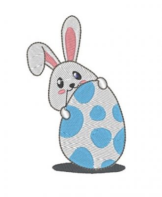 Matriz De Bordado - Coelhinho Da Páscoa 1
