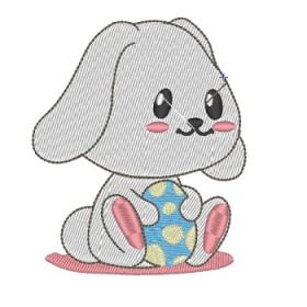 Matriz De Bordado - Coelhinho Da Páscoa 2