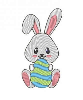 Matriz De bordado - Coelhinho Da Páscoa 3