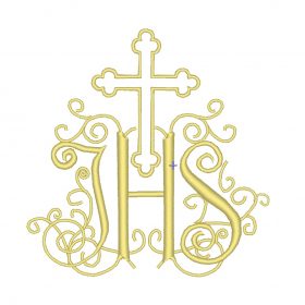 Matriz De Bordado - Sigla JHS