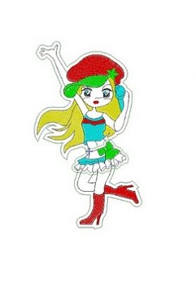 Matriz De Bordado - Dançarina