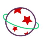 Matriz De Bordado Planeta Alienígena para Bordar