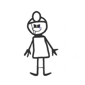 Matriz De Bordado - Bonequinho Médico