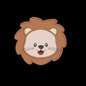 Matriz De Bordado Leao Aplique para bordar