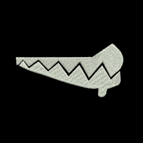 Matriz De Bordado - Dentes Tubarão 2