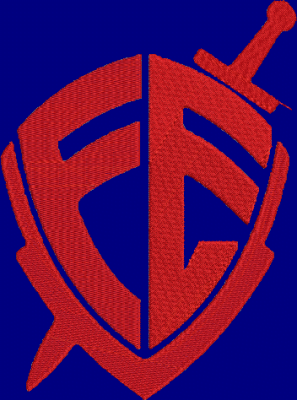 Matriz De Bordado - Escudo Fé - Imagem 4