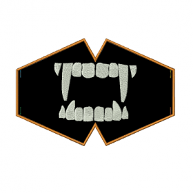 Matriz De Bordado - Máscara Vampiro