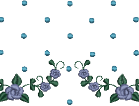 Matriz De Bordado - Ramo De Flores Poá - Imagem 2