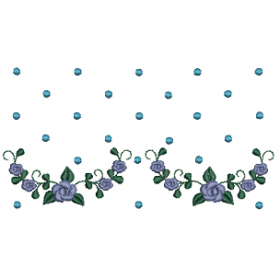 Matriz De Bordado - Ramo De Flores Poá