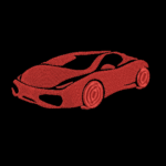 Matriz De Bordado Lamborghini para bordar.