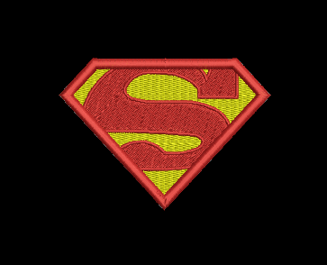 Matriz De Bordado Superman para bordar. Super Homem.