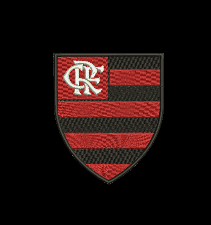 Matriz De Bordado - Escudo Flamengo - Bordando Na Prática