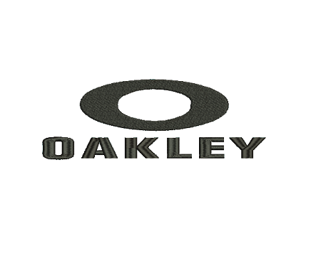 Matriz De Bordado - Logo Oakley - Bordando Na Prática