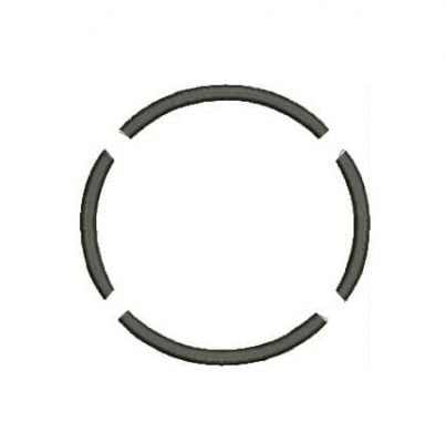 Matriz De Bordado Moldura circulo para bordar