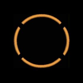 Matriz De Bordado Moldura circulo para bordar