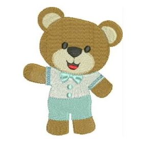 Matriz De Bordado - Ursinho Com Gravata