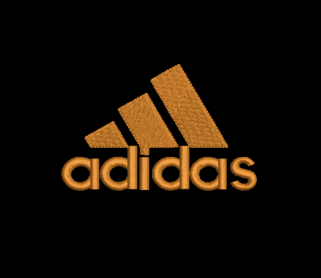 Consejo Iniciativa Alfombra Matriz De Bordado - Logo Adidas - Bordando Na Prática