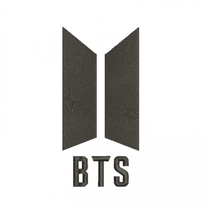 Matriz De Bordado Logo Bts Bordando Na Pratica