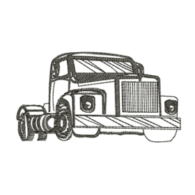 Matriz De Bordado Cavalinho Caminhão para Bordar.