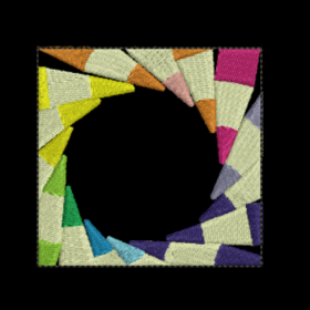 Matriz De Bordado Moldura Lápis para Bordar. 