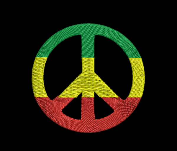 Matriz De Bordado símbolo Bob Marley para bordar