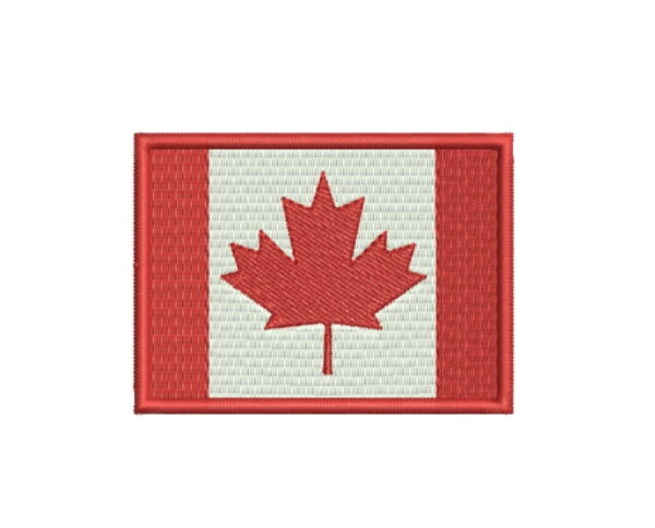 Matriz De Bordado Bandeira Canadá para Bordar