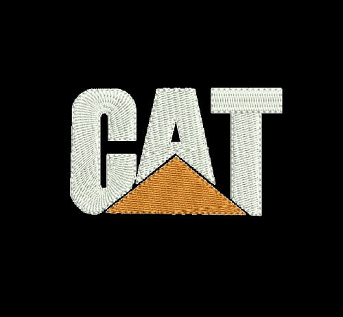 Matriz De Bordado Logo Cat